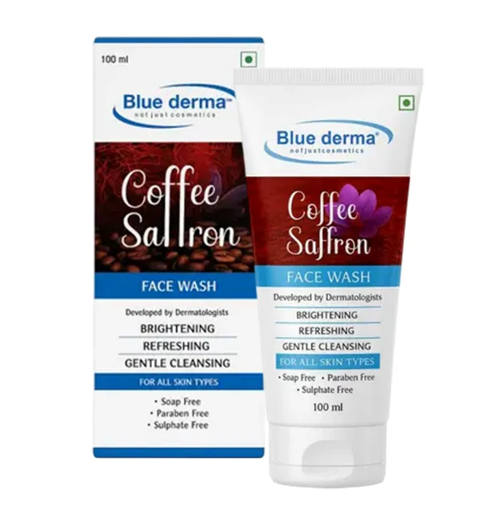 Buy 1 Blue Derma Blemish Free Face Serum and Get a Coffee Saffron Face Wash absolutely FREE!