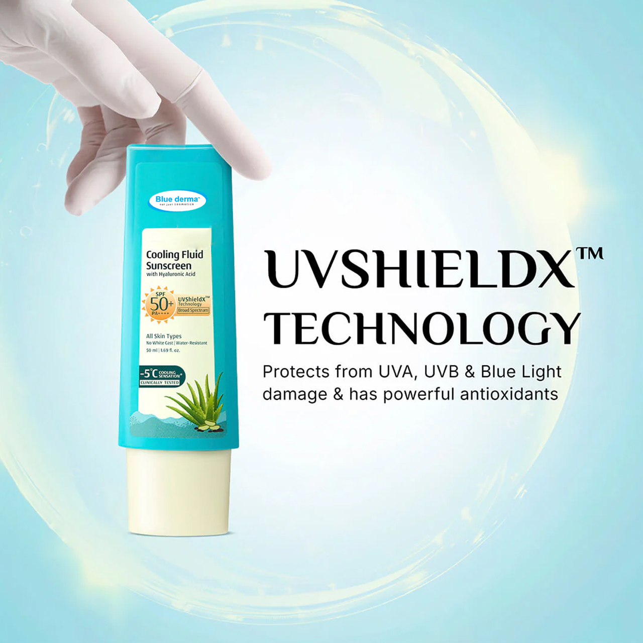 Korean Aloe Cooling Fluid Sunscreen SPF 50+ PA++++