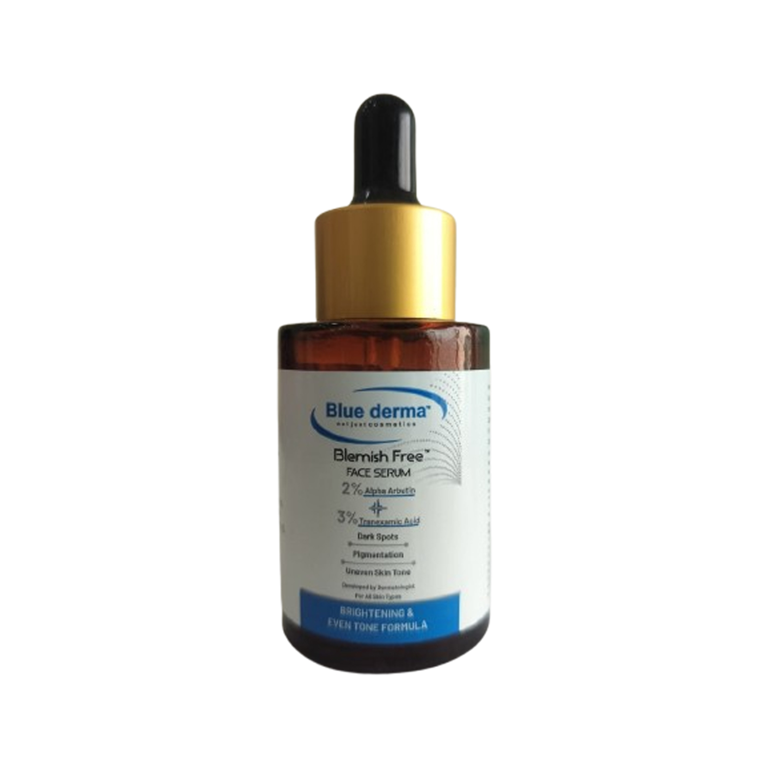 Blue Derma Blemish Free Face Serum | Dark Spots, Pigmentation & Even Skin Tone 30 ml